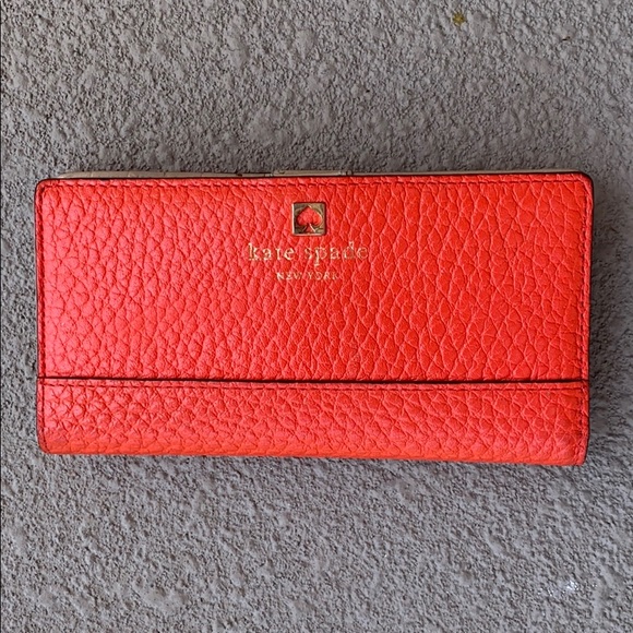 kate spade Handbags - Kate Spade Stacey Bifold Wallet Orange